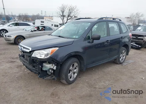 2015 Subaru Forester 2.5I z USA, uszkodzony, nr VIN JF2SJABC2FH416842
